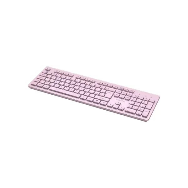 Клавіатура Canyon HKB-W01 Silent Wireless UA Pink (CNS-HKBW01P)