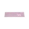 Клавіатура Canyon HKB-W01 Silent Wireless UA Pink (CNS-HKBW01P)