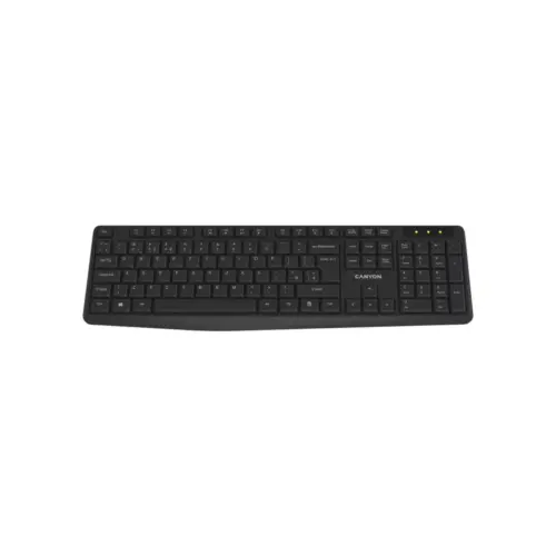Клавіатура Canyon KB-W01 Water resistant Wireless UA Black (CNE-CKEYW01)