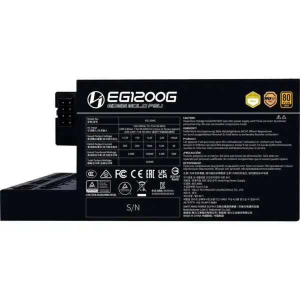 Блок живлення Lian Li 1200W EDGE GOLD Black (G9P.EG1200G.BH00.EU)