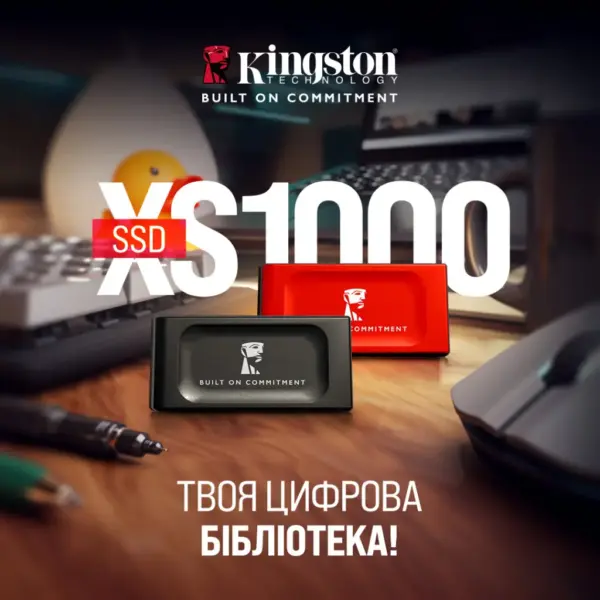 Накопичувач SSD USB Type-C 1TB XS1000 Kingston (SXS1000R/1000GA)
