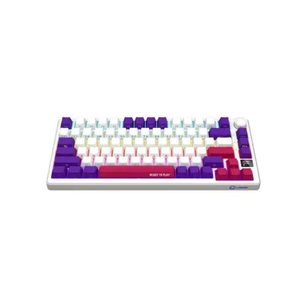 Клавіатура Lorgar KBP7075W Pro RGB Wireless/Bluetooth/USB UA White (LRG-KBP7075W-WH-US)