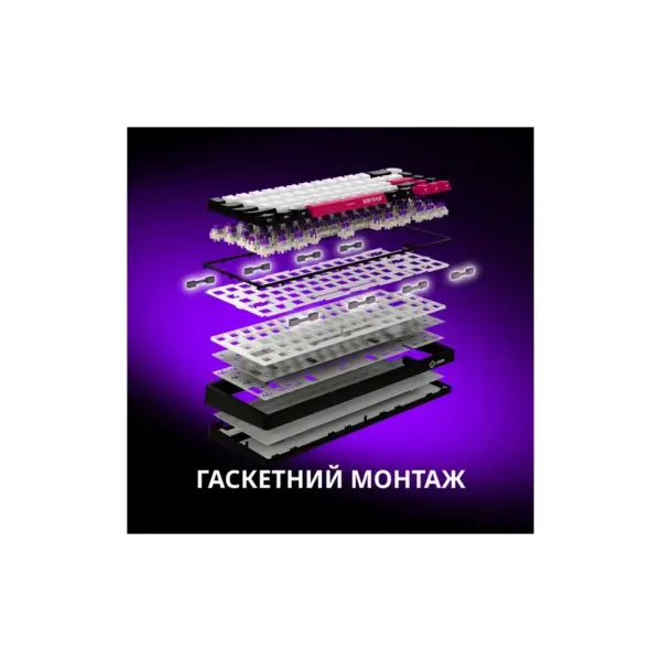 Клавіатура Lorgar KBP70MW Pro RGB Wireless/Bluetooth/USB UA Black/yellow (LRG-KBP70MW-YL-US)