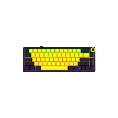 Клавіатура Lorgar KBP70MW Pro RGB Wireless/Bluetooth/USB UA Black/yellow (LRG-KBP70MW-YL-US) Клавіатура Lorgar KBP70MW Pro RGB Wireless/Bluetooth/USB UA Black/yellow (LRG-KBP70MW-YL-US)