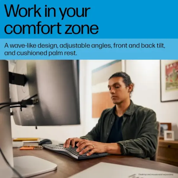 Клавіатура HP 680 Comfort Dual-Mode UA Black (8T6L8AA) Клавіатура HP 680 Comfort Dual-Mode UA Black (8T6L8AA)