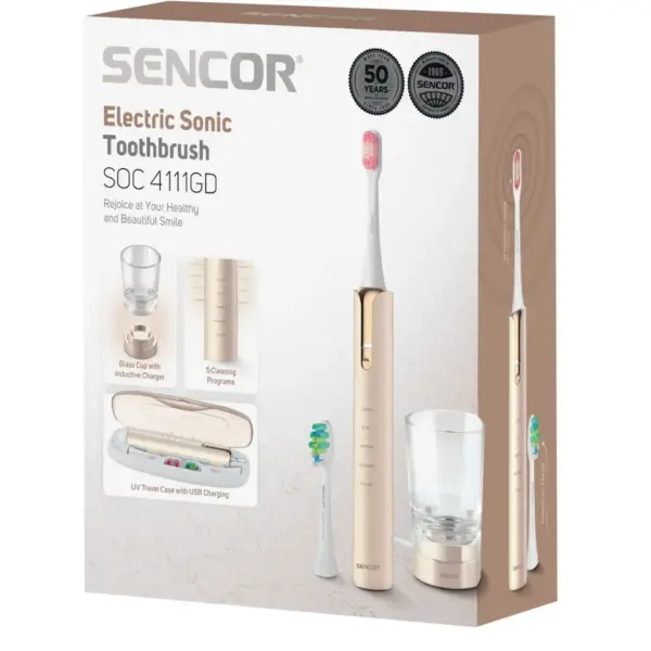 Електрична зубна щітка Sencor SOC 4111GD