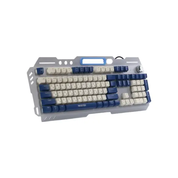 Клавіатура Maxxter KBG-RGB-01-UA RGB USB Metal (KBG-RGB-01-UA)