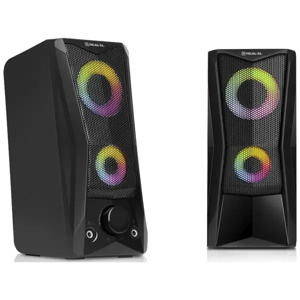 Акустична система REAL-EL S-107 USB Black (EL121100017)