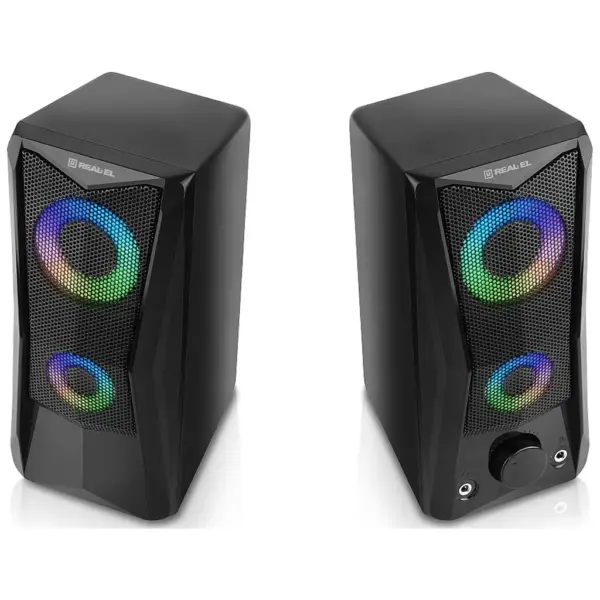 Акустична система REAL-EL S-107 USB Black (EL121100017)