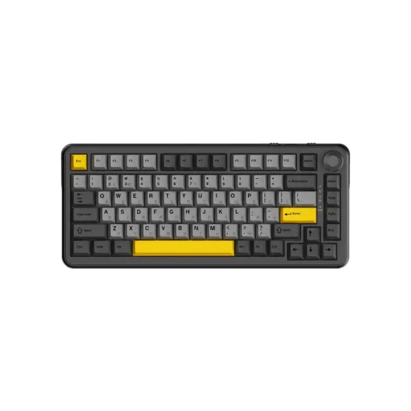Клавіатура Ajazz AK820 MAX Magnetic Switch RGB USB Black (AK820MAX-WM-BGY)