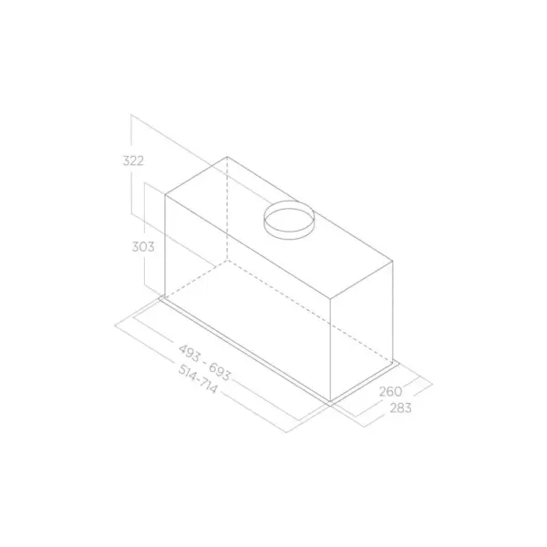 Витяжка кухонна Elica LANE SENSOR IX/A/52