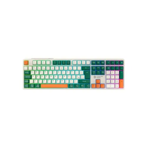 Клавіатура Canyon Shadder GKW-11 RGB Silent Wireless/Bluetooth/USB UA White (CND-SKBW11)