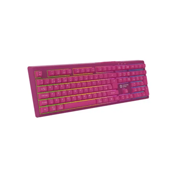 Клавіатура Canyon Fortnax Bluetooth/Wireless/ USB UA Pink (CND-SKBW2) Клавіатура Canyon Fortnax Bluetooth/Wireless/ USB UA Pink (CND-SKBW2)