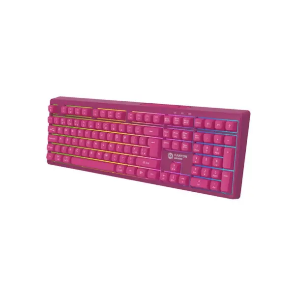 Клавіатура Canyon Fortnax Bluetooth/Wireless/ USB UA Pink (CND-SKBW2) Клавіатура Canyon Fortnax Bluetooth/Wireless/ USB UA Pink (CND-SKBW2)