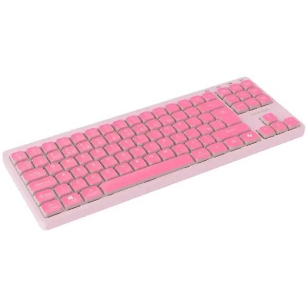 Клавіатура Canyon OnType 10 TKL Mechanical Silent Low-profile USB UA Pink (CNS-HKB10P)