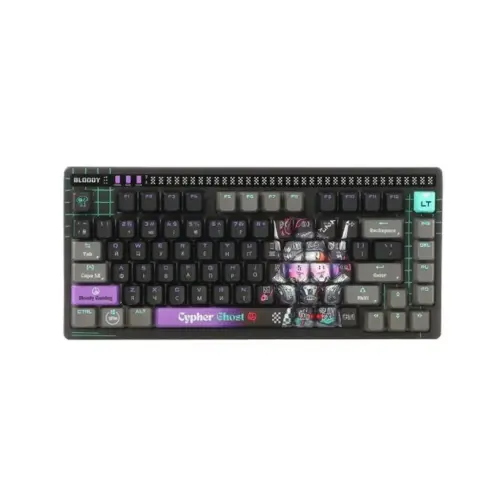 Клавіатура A4Tech AT75 RGB USB UA Cypher Ghost (4711421001830)