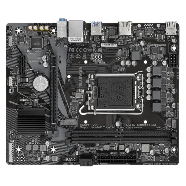 Материнська плата GIGABYTE H610M K V2 Материнська плата GIGABYTE H610M K V2