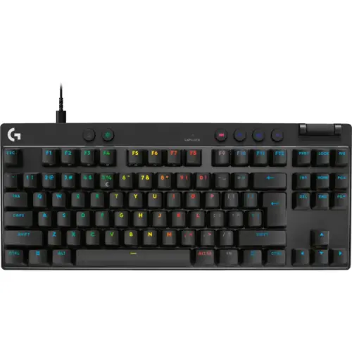 Клавіатура Logitech G PRO X TKL Rapid Linear USB UA Black (920-013233)