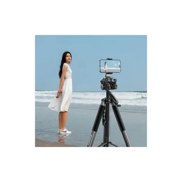 Штатив RTAKO VT-990S 1.9M HEXAGONAL PHOTOGRAPHY TRIPOD Black (6942063201724)