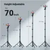 Штатив Ugreen LP680 Selfie Stick Tripod with Bluetooth Remote Black (15609)