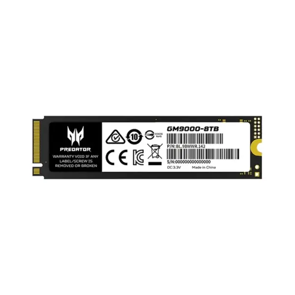 Накопичувач SSD M.2 2280 8TB GM9000 Acer Predator (BL.9BWWR.142)