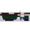 Клавіатура Vinga KBGM-095 LED Brown Switch USB White/Black (KBGM-095BR White/Black)