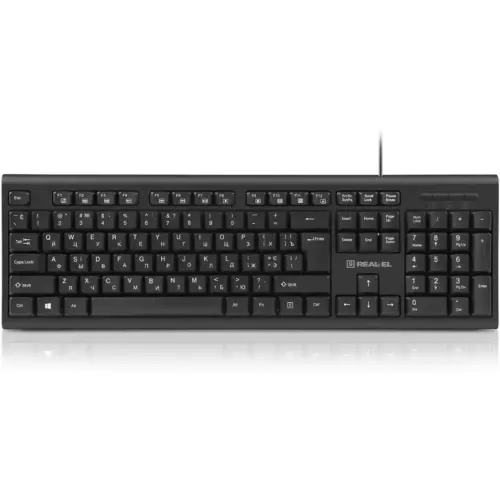 Клавіатура REAL-EL RK-507 USB Black (EL123100050)