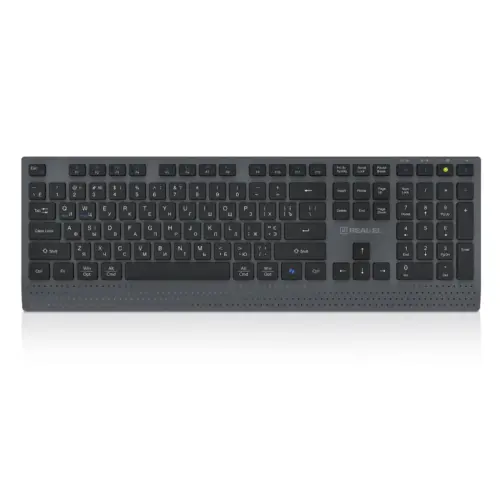Клавіатура REAL-EL RK-715W Wireless/Bluetooth Black/Gray (EL123100051)