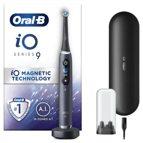 Електрична зубна щітка Oral-B iO Series 9N IOM9.1B2.2AD Black Onyx + чохол (4210201449485) Електрична зубна щітка Oral-B iO Series 9N IOM9.1B2.2AD Black Onyx + чохол (4210201449485)