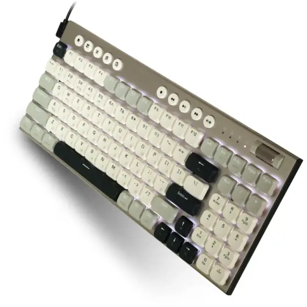 Клавіатура Thunderobot K96 Tri-mode Red Switch UA Grey (6932066308230)