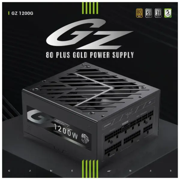 Блок живлення Gamemax 1200W (GZ 1200G BK)