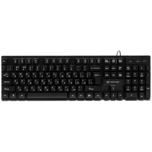 Клавіатура Hölmer K-01GS RGB Backlight USB UA Black (K-01GS)
