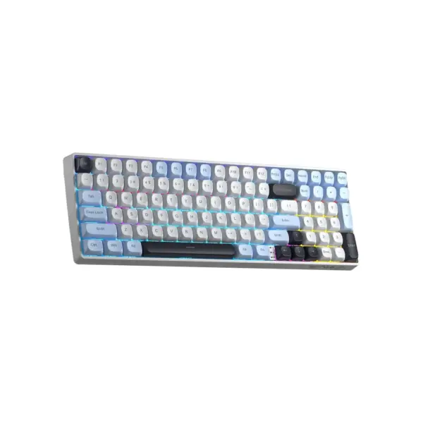 Клавіатура Aula S100pro RGB KRGD Brown Switch Wireless/Bluetooth/Type-C UA White/Black (6948391205755)