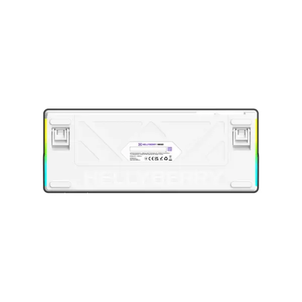 Клавіатура Hator Hellyberry HK60 Mechanical Linear RGB USB UA White/Violet (HK60)