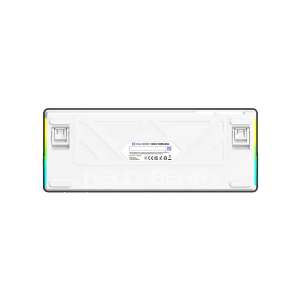 Клавіатура Hator Hellyberry HK60 Mechanical Linear RGB Wireless/Bluetooth/USB UA White/Violet (HK60_wireless)
