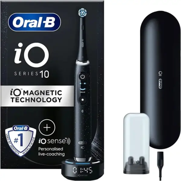 Електрична зубна щітка Braun Oral-B iO Series 10 iOM10.1B4.2AD Black Електрична зубна щітка Braun Oral-B iO Series 10 iOM10.1B4.2AD Black