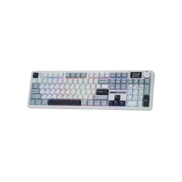 Клавіатура Aula F108 Pro Reaper Switch USB/Bluetooth/2.4G White (6978080501318)