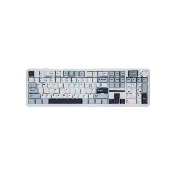 Клавіатура Aula F108 Pro Reaper Switch USB/Bluetooth/2.4G White (6978080501318)