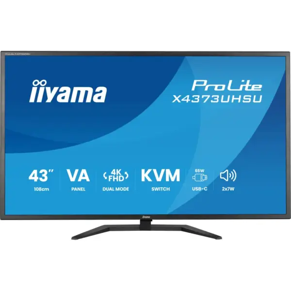 Монітор iiyama X4373UHSU-B2
