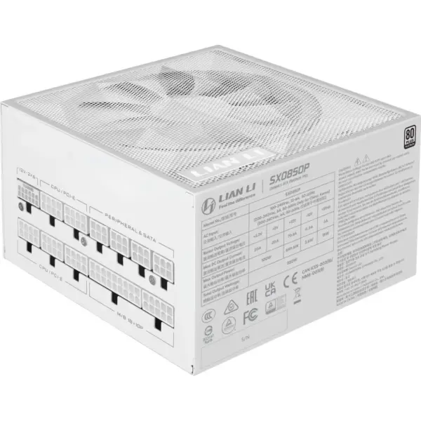 Блок живлення Lian Li 850W SX0850P White (G9P.SX0850P.W000.EU)