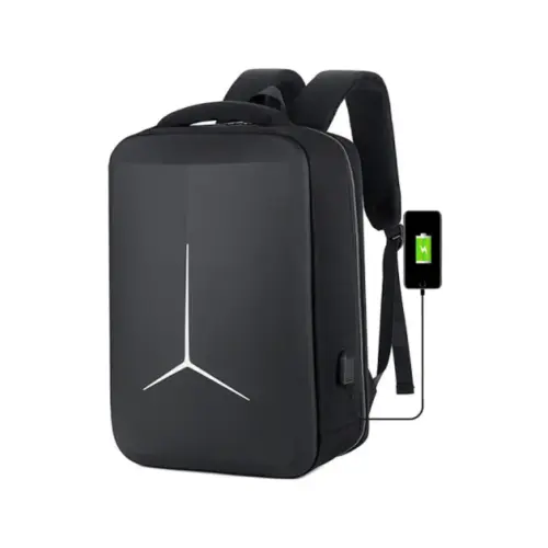 Рюкзак для ноутбука Voltronic 15.6", TT-2020-2B, Nylon, Polyester, Oxford, Black, USB (45009)