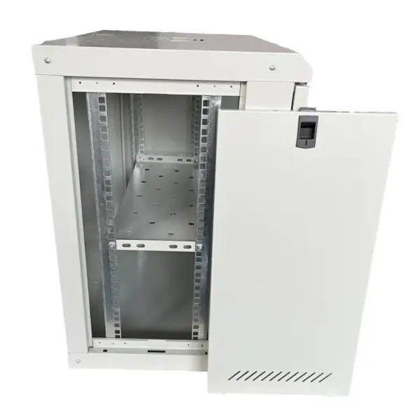 Шафа настінна Gear4 15U 19" 600x600x750 мм, PREMIUM, + полка 19", grey (GWMSN-15U-600-600G)