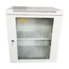 Шафа настінна Gear4 15U 19" 600x600x750 мм, PREMIUM, + полка 19", grey (GWMSN-15U-600-600G)