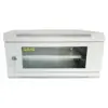 Шафа настінна GEAR 4U 19" 600x600x240 мм, + полка 19", grey (GWMSN-4U-600-600G)