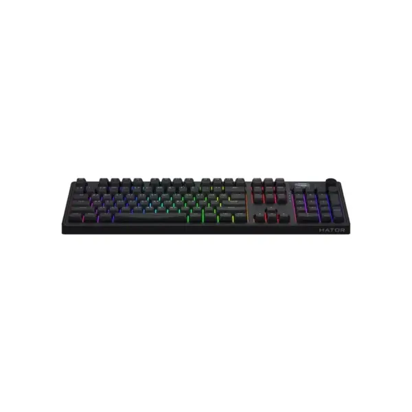 Клавіатура Hator Skyfall 100 PRO Aurum Vanila Silent RGB Wireless/Bluetooth/USB UA Black (HTK4101UA)