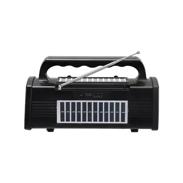 Акустична система NEWVEW NV-9010 Solar Panel/BT/USB/TF/FM Black (NWVW-NV-9010-BK)