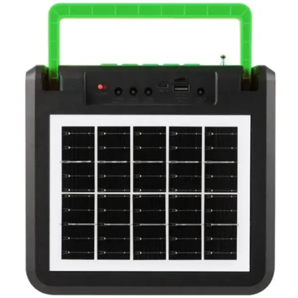 Акустична система NEWVEW NV-9218 Solar Panel/BT/USB/TF/FM Green (NWVW-NV-9218-GN)