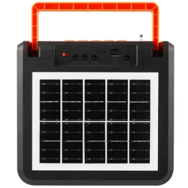 Акустична система NEWVEW NV-9218 Solar Panel/BT/USB/TF/FM Orange (NWVW-NV-9218-OR)