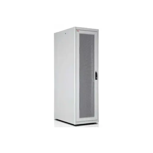 Шафа напольна Lande DYNAmic Basic Series 42U 600x1000, двері перф. 63%, RAL7035, Light Grey (LN-DS42U6010-LG)