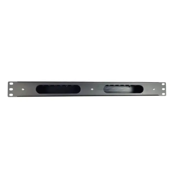 Кабельний організатор 19" 1U гребінчатий, пластиковий Eserver (WT-2049B)